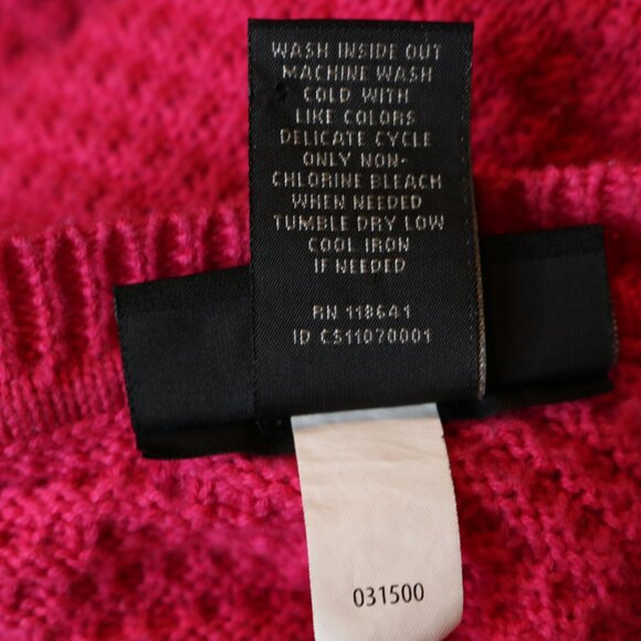 Lane Bryant Pink Pullover Tunic Sweater Back Buttons - Picture 9 of 10
